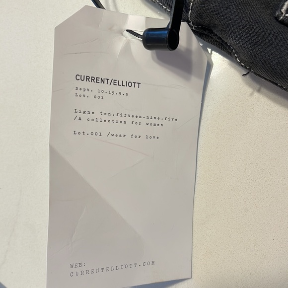 Current/Elliott Ultra High Waist Short Size 24 NWT - Picture 5 of 5